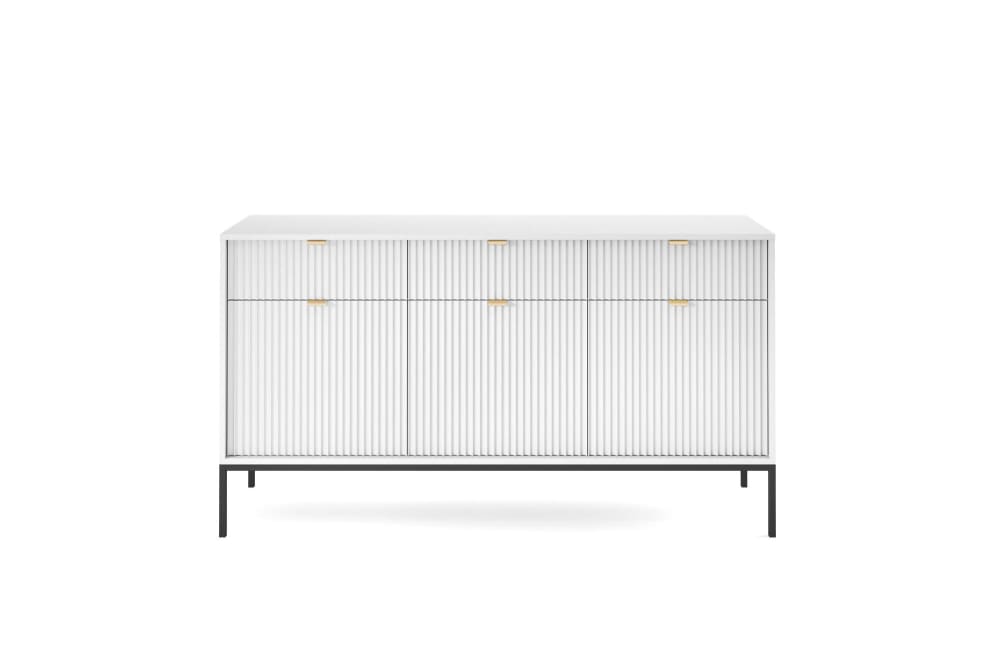 Sideboard Weiß 154 x 39 x 83 cm - Maisons Du Monde