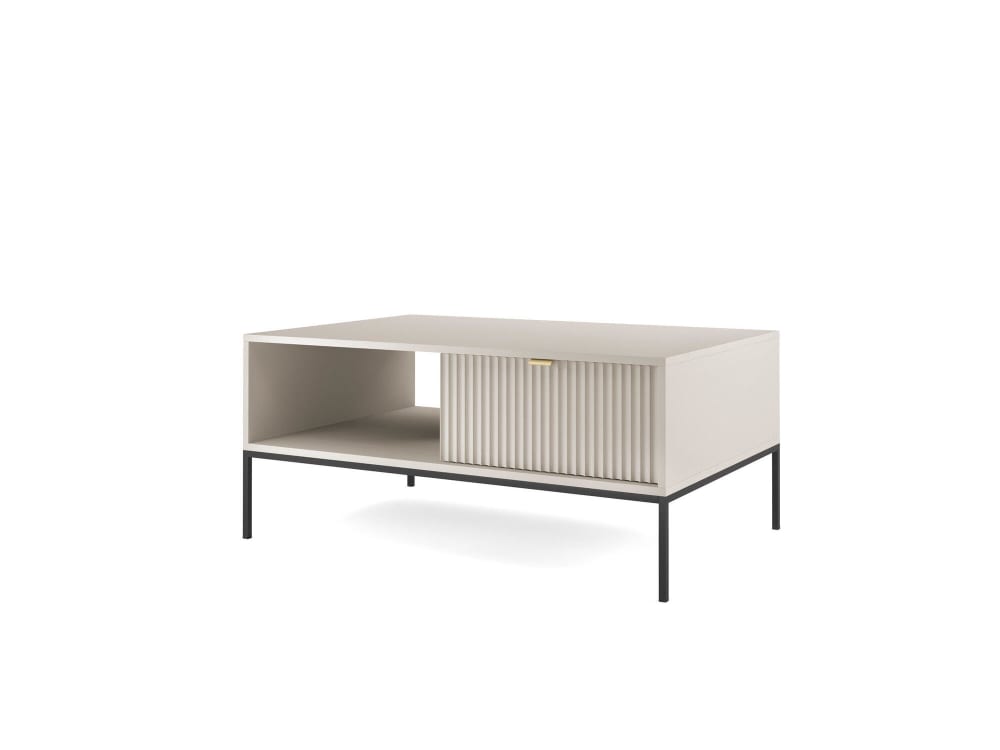 Table basse coloris beige