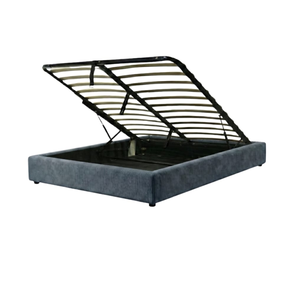 Lit coffre bleu nuit - design