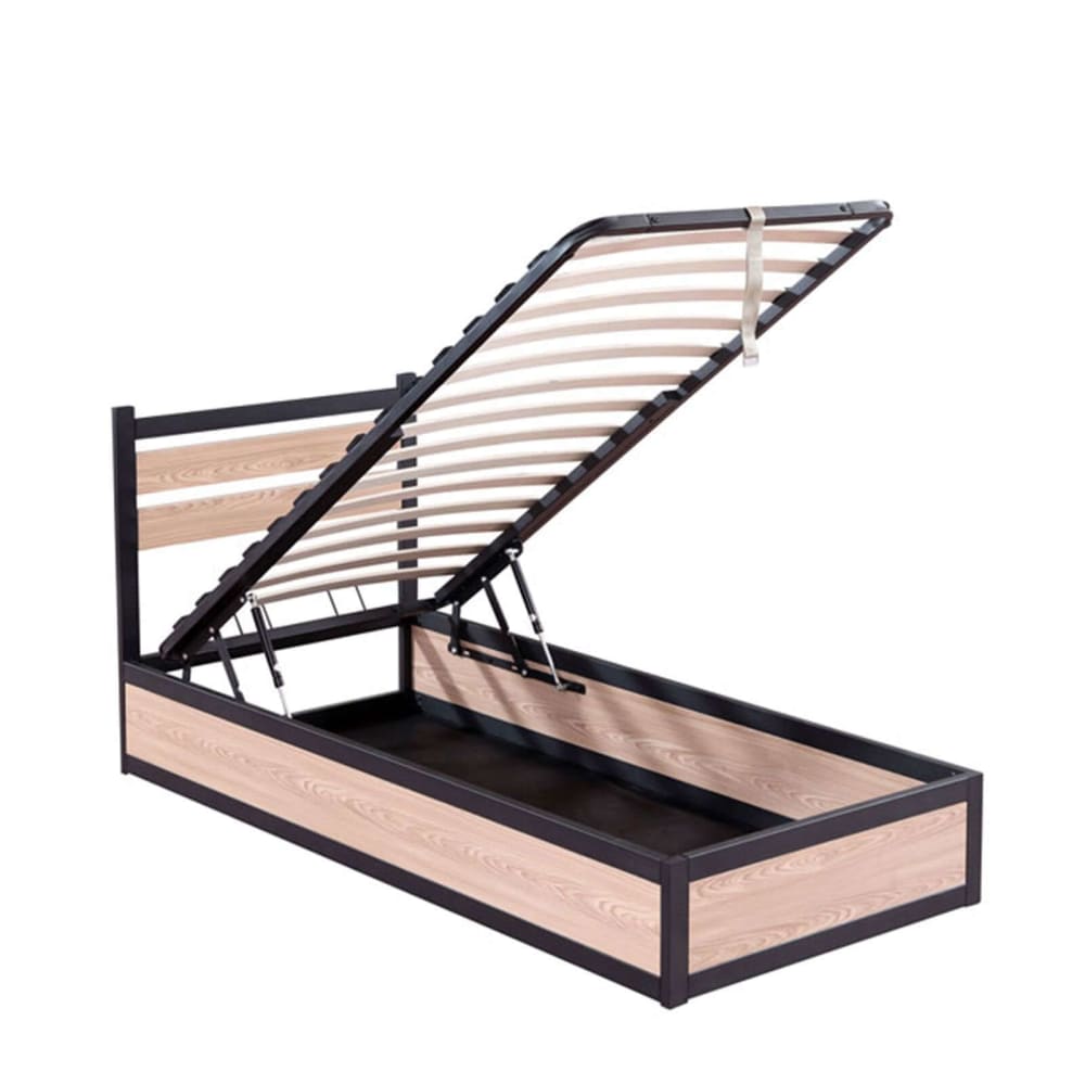 Lit coffre style industriel