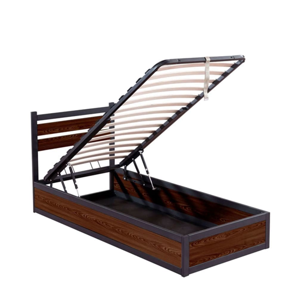 Lit coffre style industriel