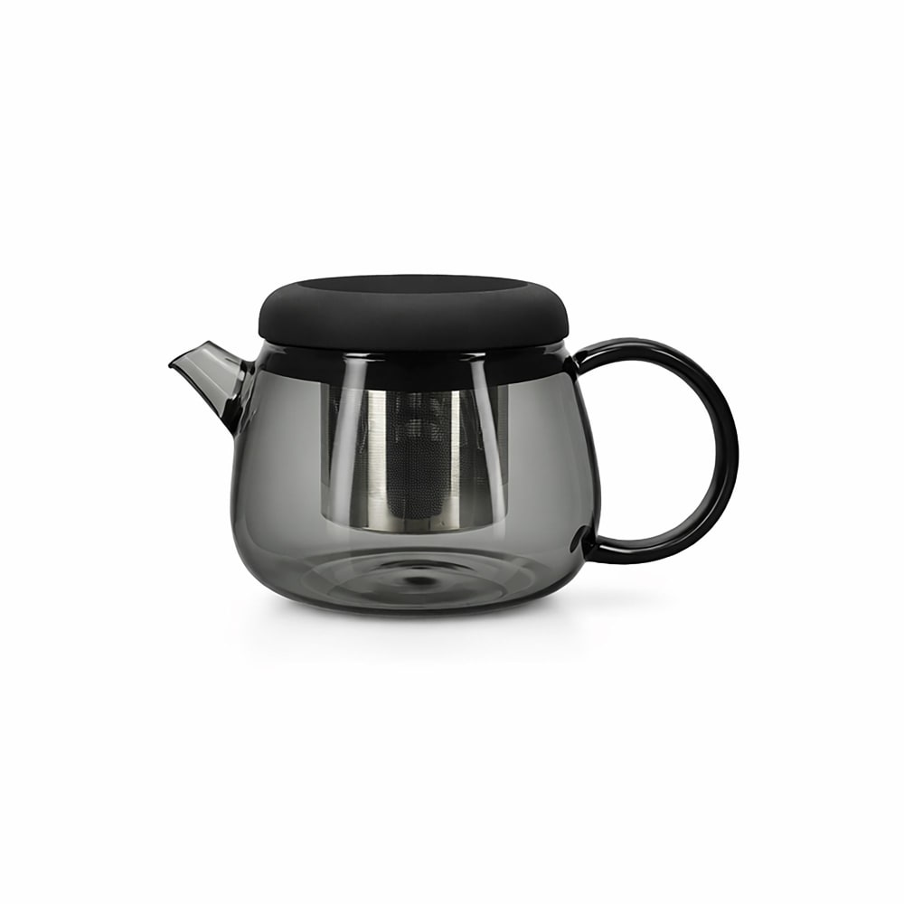 Théière en verre borosilicate avec couvercle en silicone 300ml