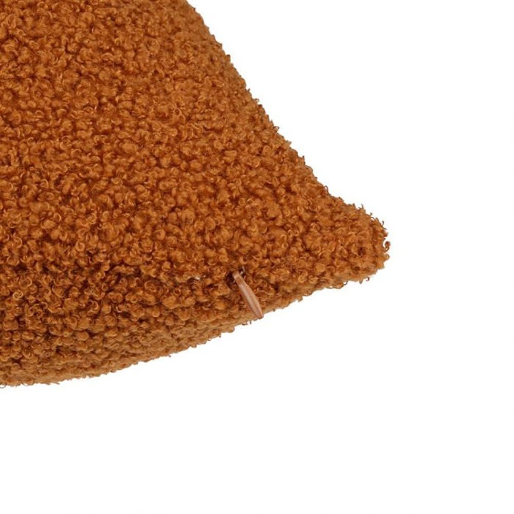 Housse de coussin marron[ ]polyester[ ]40 x 40cm — vue 4