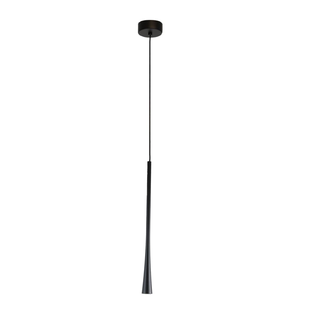Suspension STAB tubulaire aluminium noir LED 7W H. 40 cm