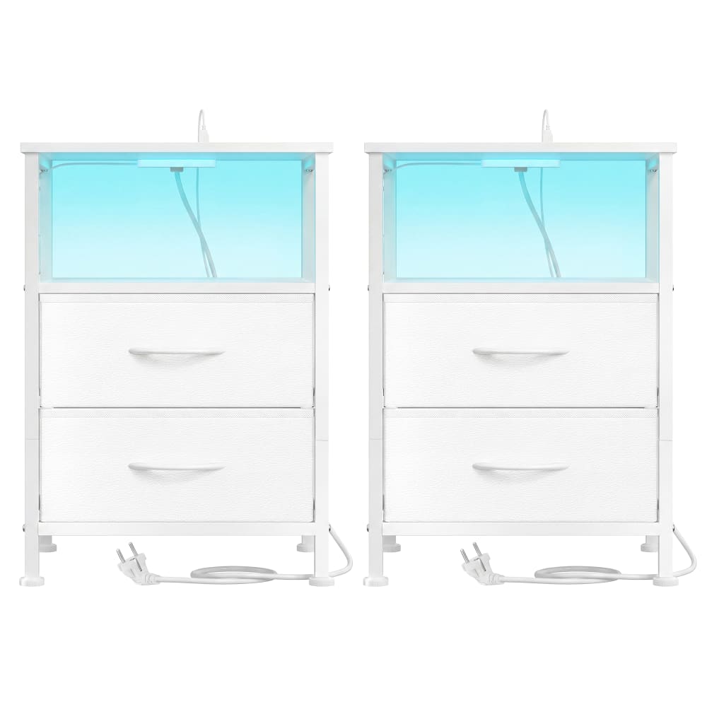 tables de chevet avec