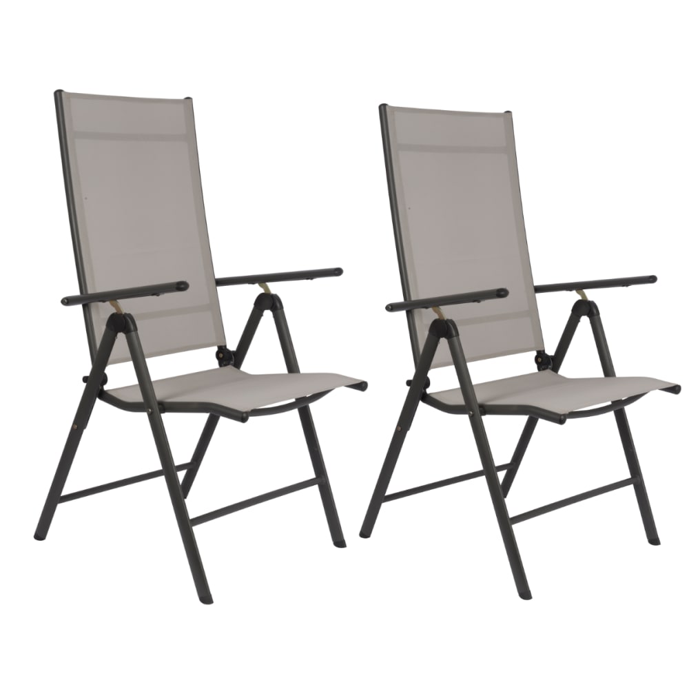 ensemble chaises - gris jardin