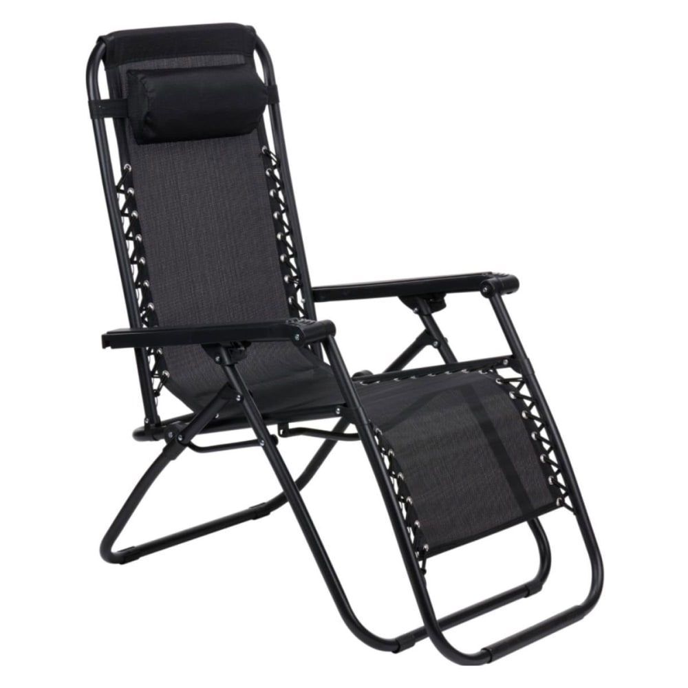 Gartenstuhl Schwarz Polyester H107xB67xL93cm - Maisons Du Monde