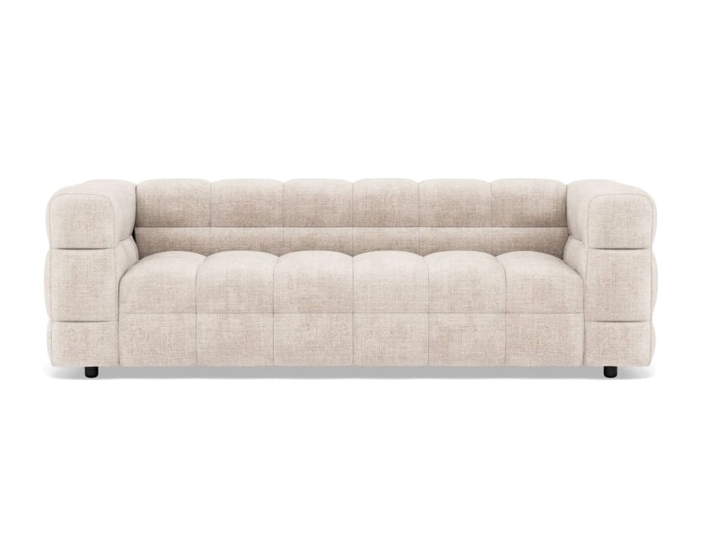 Canapé droit 3 places - beige