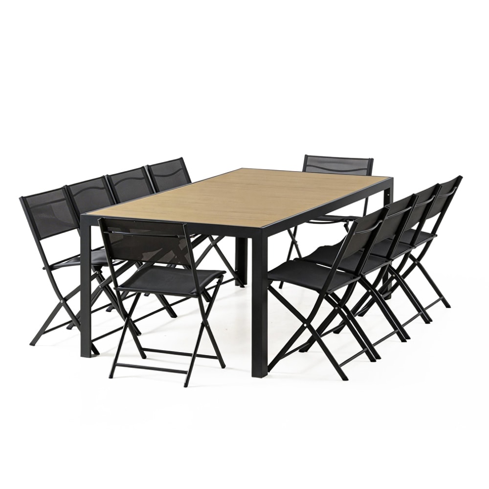 Ensemble table de jardin - chaises