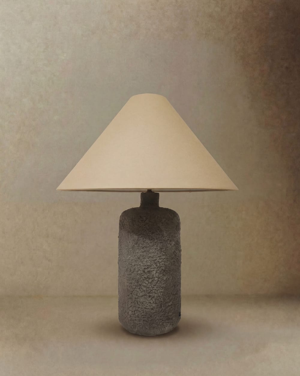 Lampe de table couleur naturelle et noire de 65cm — vue 3