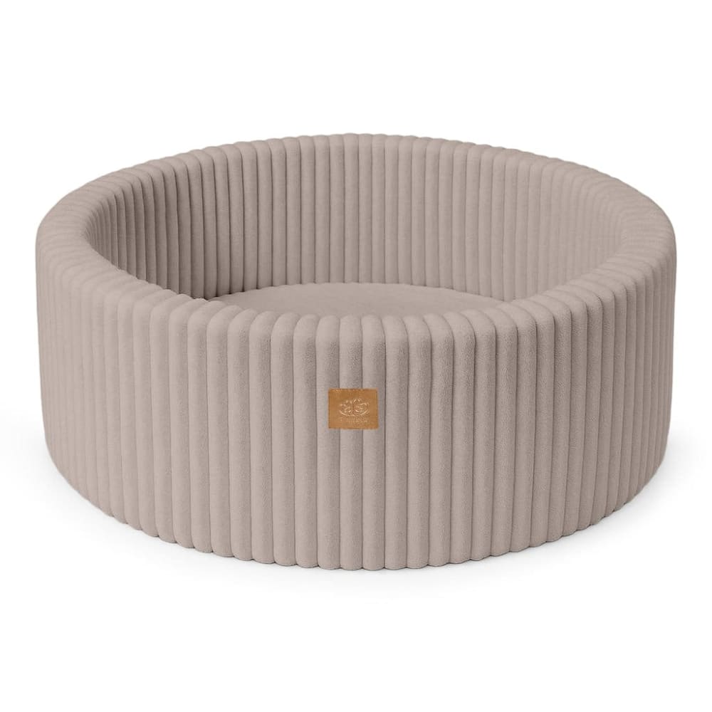 MeowBaby Bällebad für Babys ohne Bälle style modern BEIGE Öko-Tex Zertifikat PES - POLYESTER Kinder