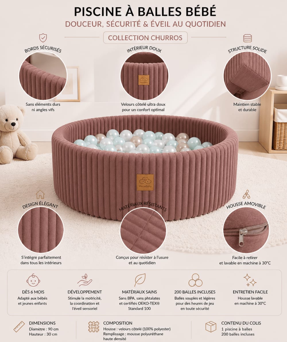 Bällebad für Babys ohne Bälle - Maisons Du Monde
