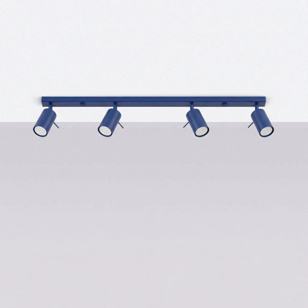 Plafonniers acier outremer h 16 cm — vue 3