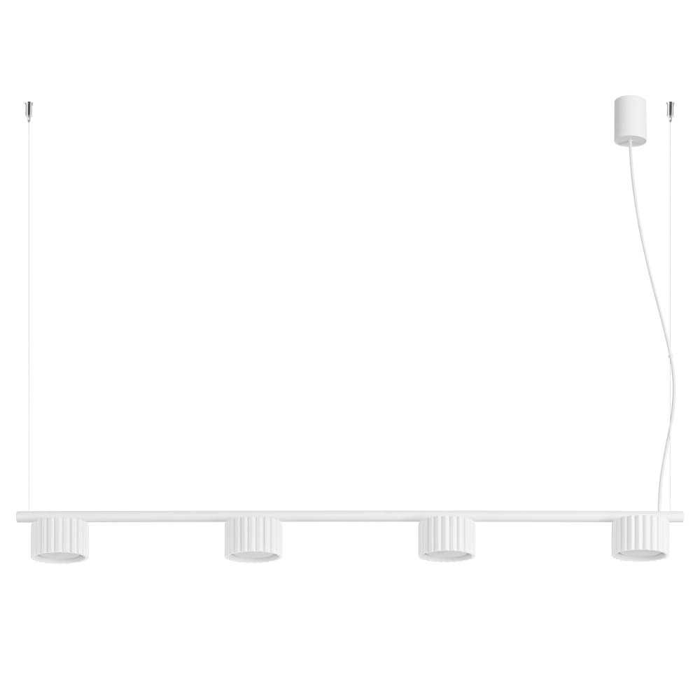Lustres aluminium blanc - 208