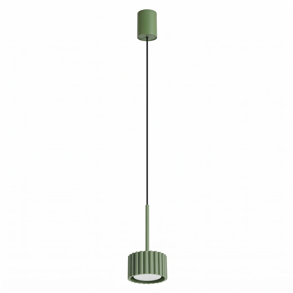 Sollux Lighting Hängeleuchten aus Aluminium in olivgrün style modern - Aluminium