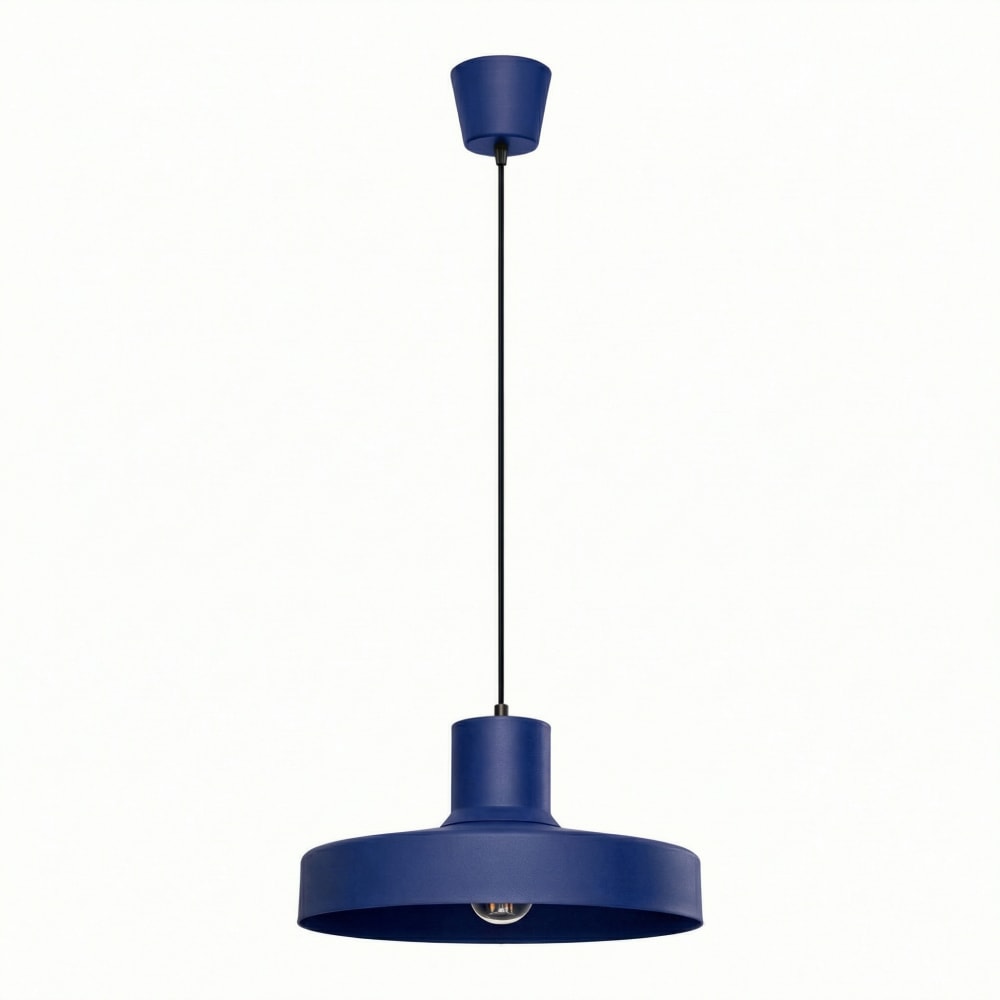 Sollux Lighting Hängeleuchten aus Stahl in Ultramarin style modern Blau Edelstahl