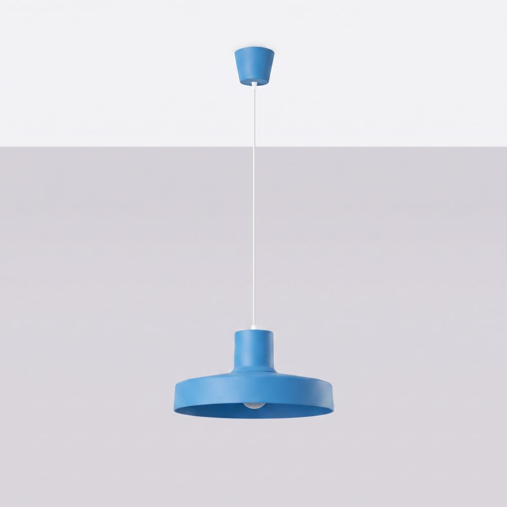 Hängeleuchten aus Stahl in hellblau - Maisons Du Monde