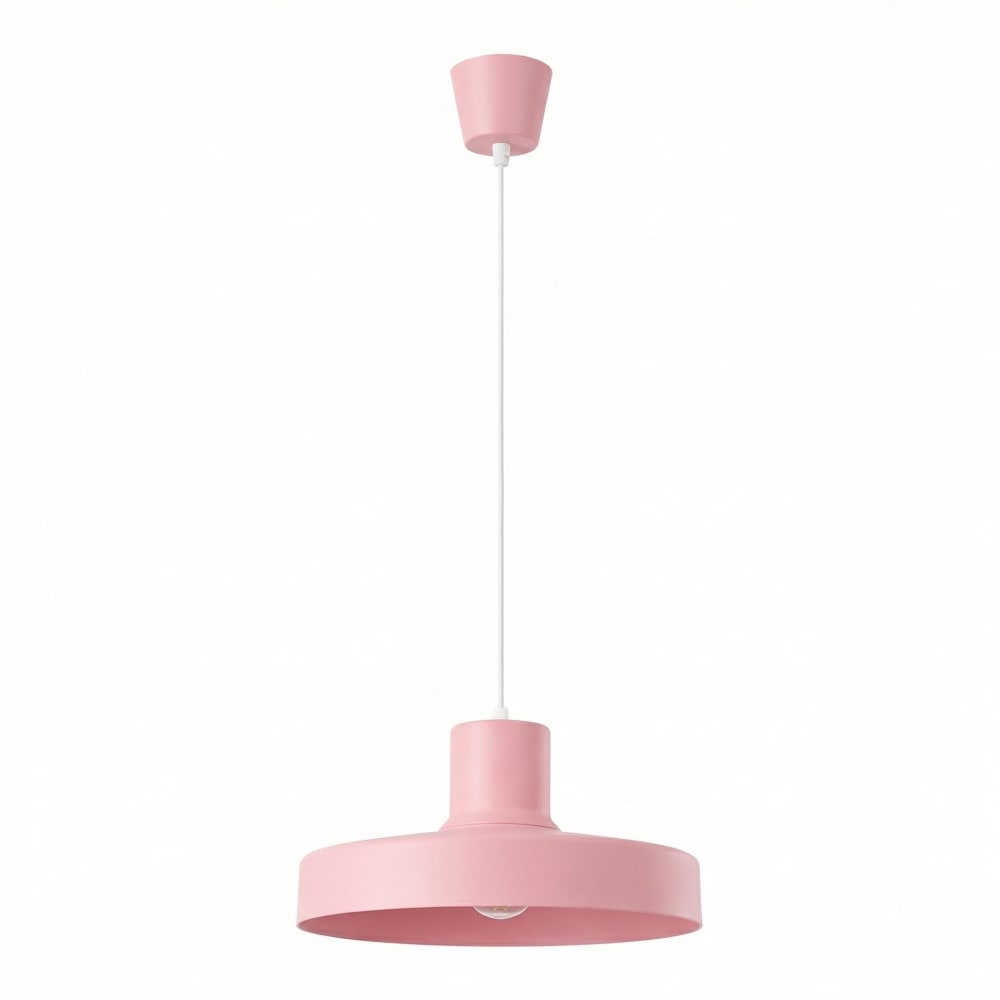 Sollux Lighting Hängeleuchten aus Stahl in rosa style modern - Edelstahl
