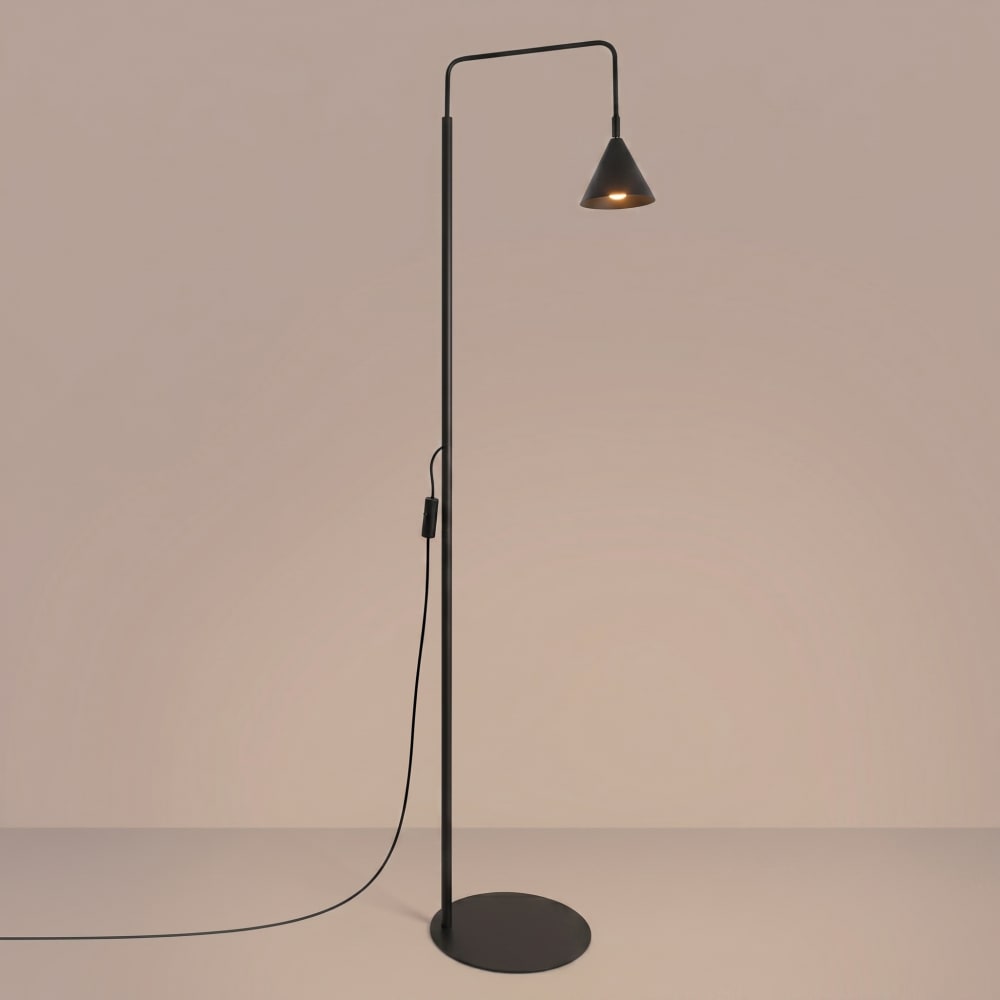 Lampadaires acier noir h 165 cm — vue 4