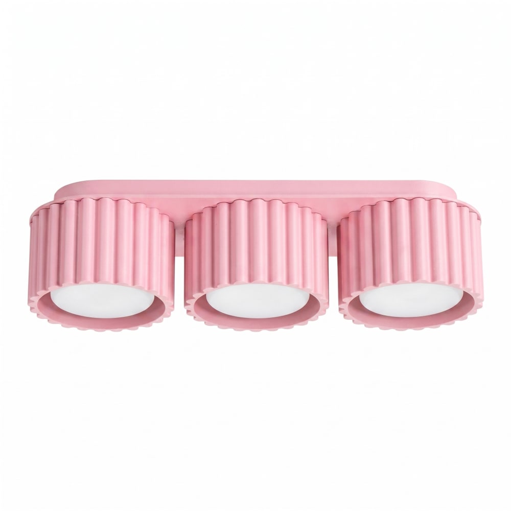 Plafonniers aluminium - rose
