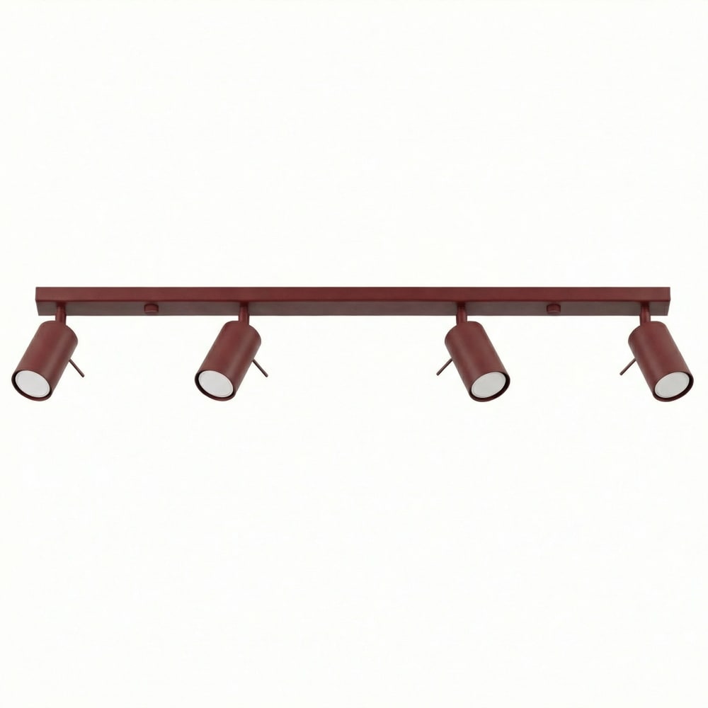 plafonniers acier bordeaux
