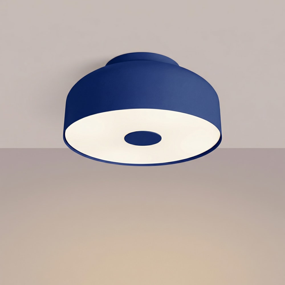 Plafonniers acier/pvc outremer h 15 cm — vue 4