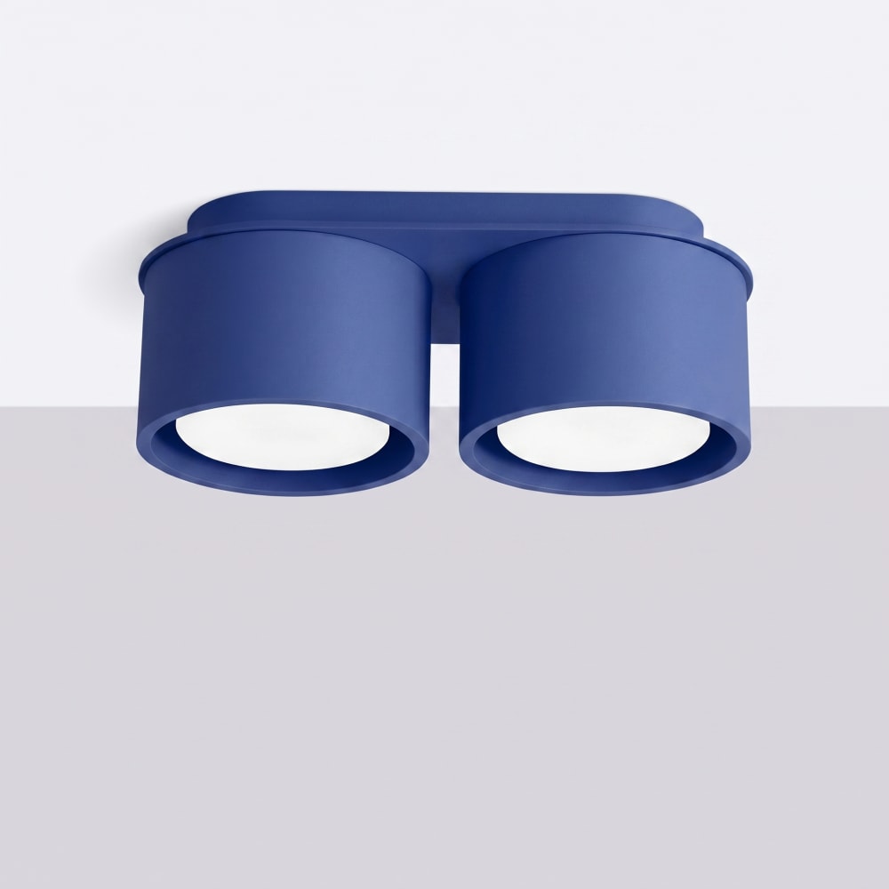 Plafonniers aluminium outremer h 8 cm — vue 3