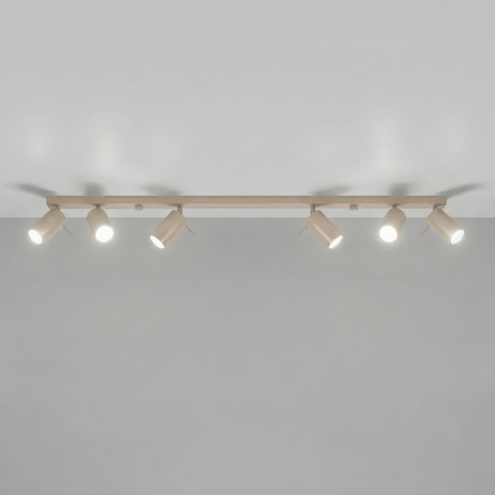 Plafonniers acier taupe h 16 cm — vue 4