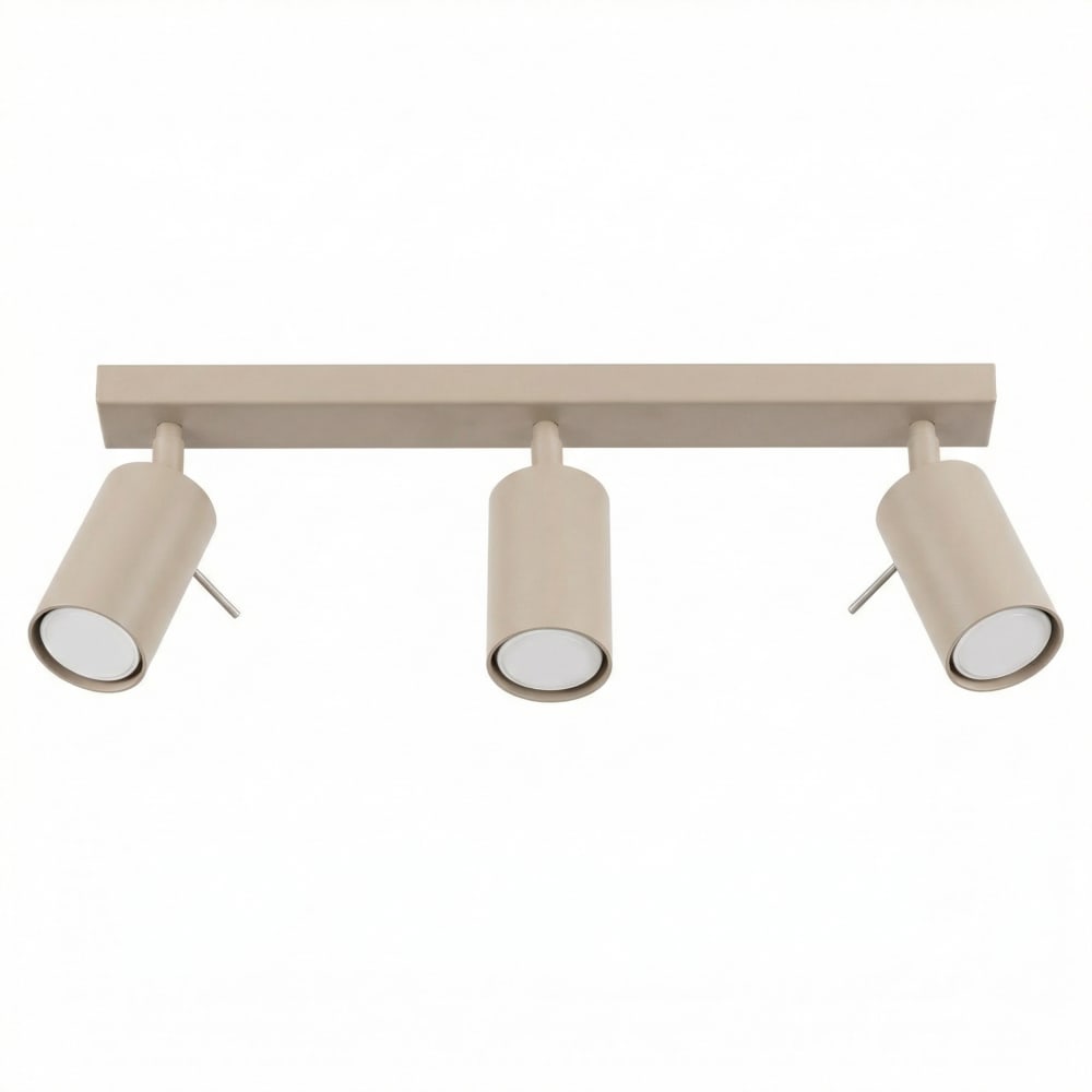 plafonniers acier taupe