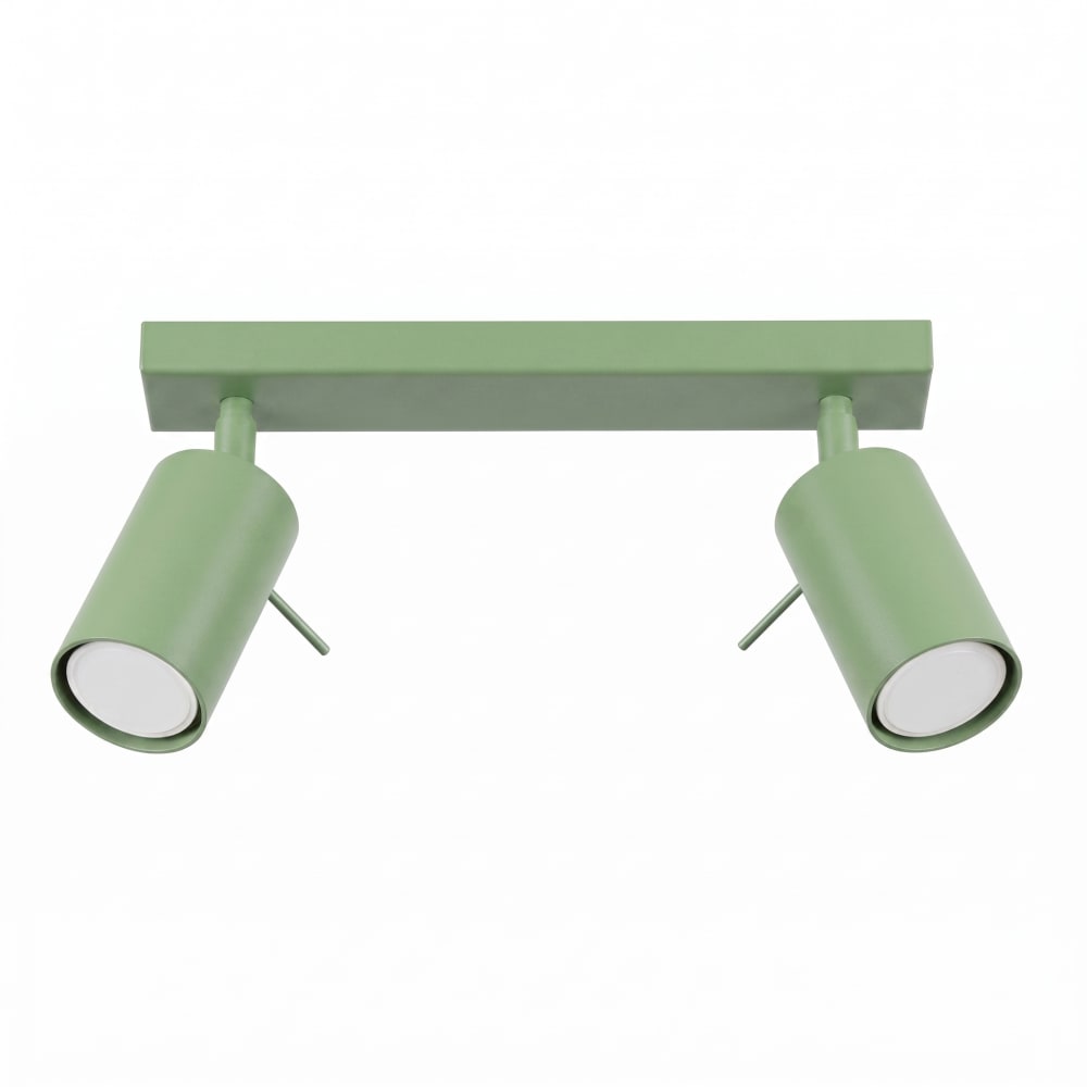 Plafonniers acier sauge h 16 cm