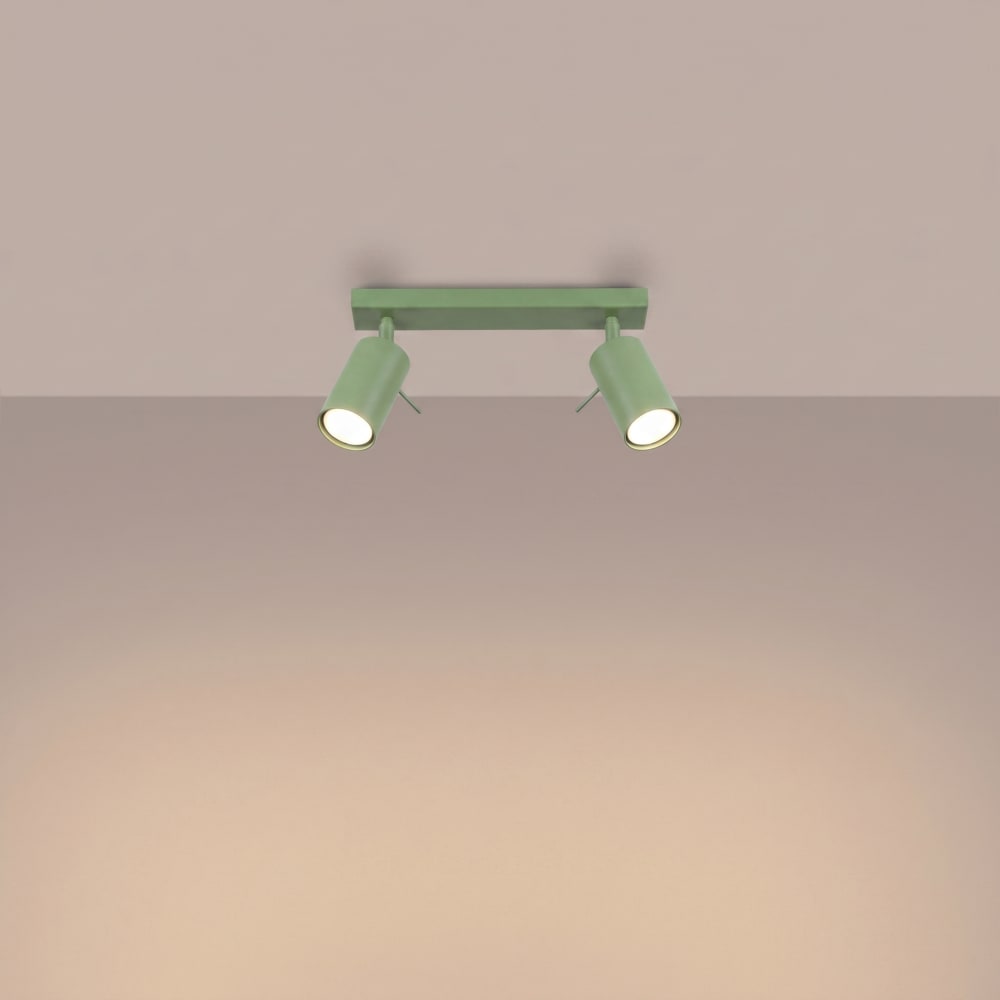 Plafonniers acier sauge h 16 cm — vue 4