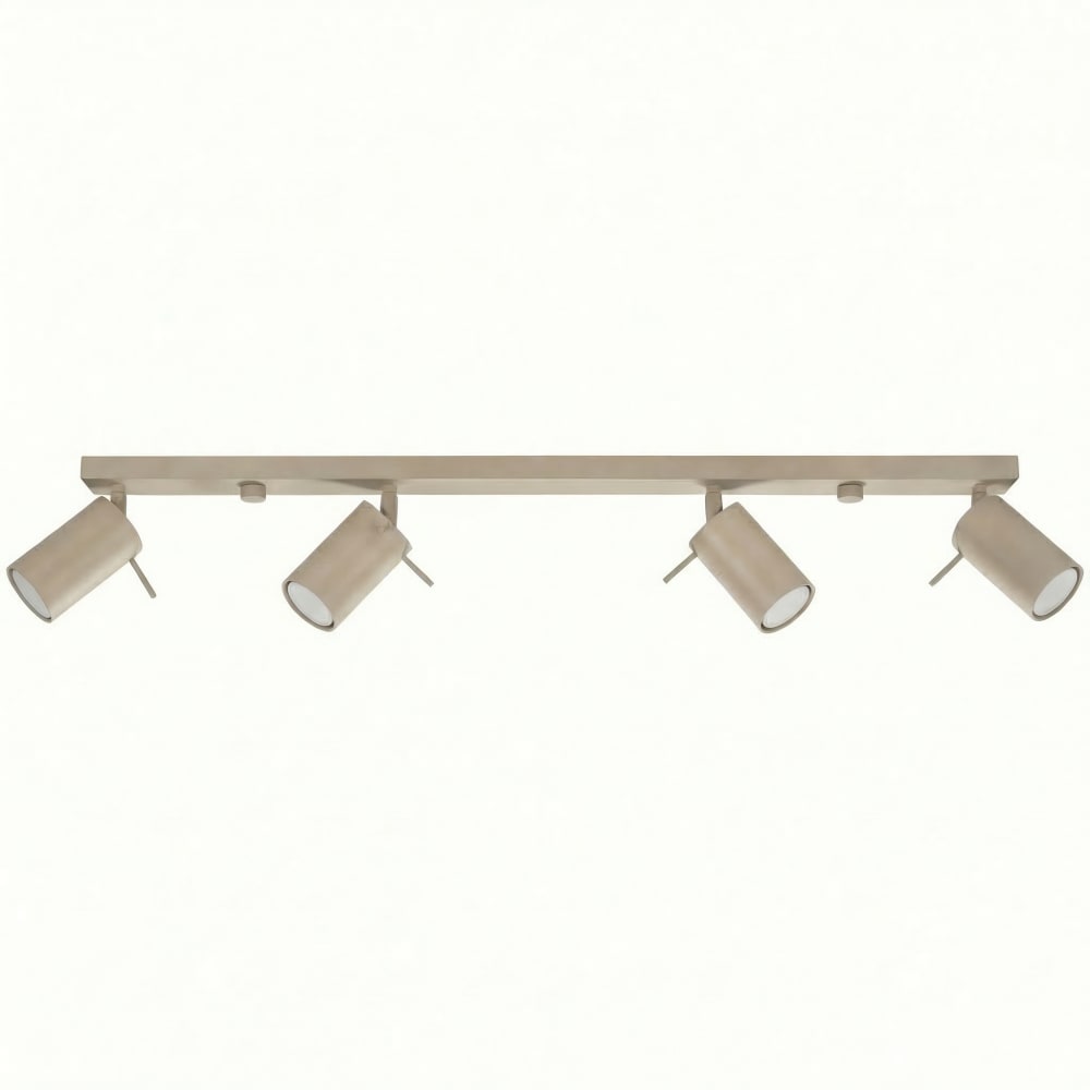 plafonniers acier taupe