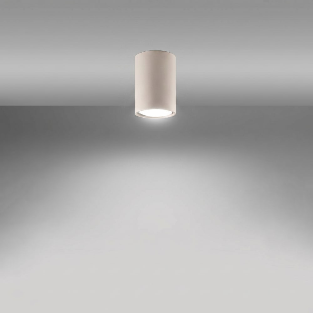 Plafonniers acier beige h 10 cm — vue 4
