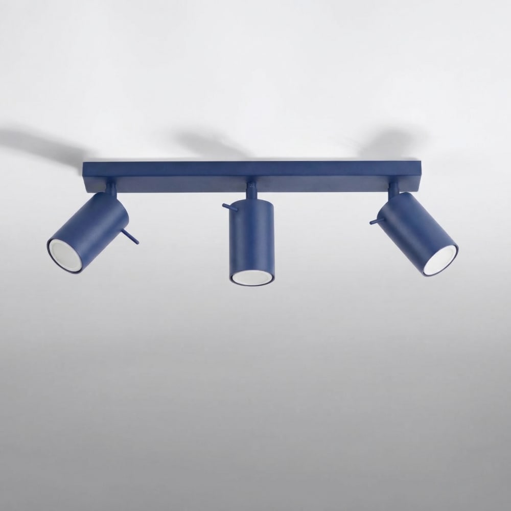 Plafonniers acier outremer h 16 cm — vue 3