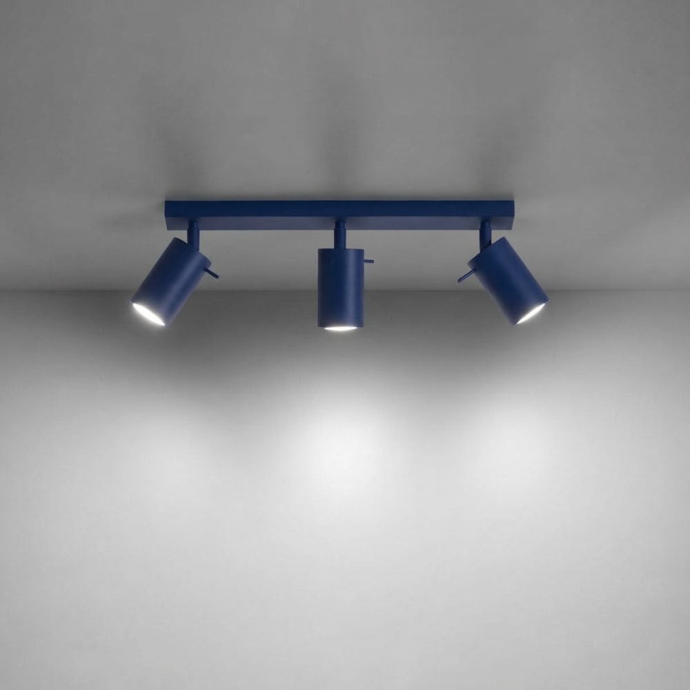 Plafonniers acier outremer h 16 cm — vue 4