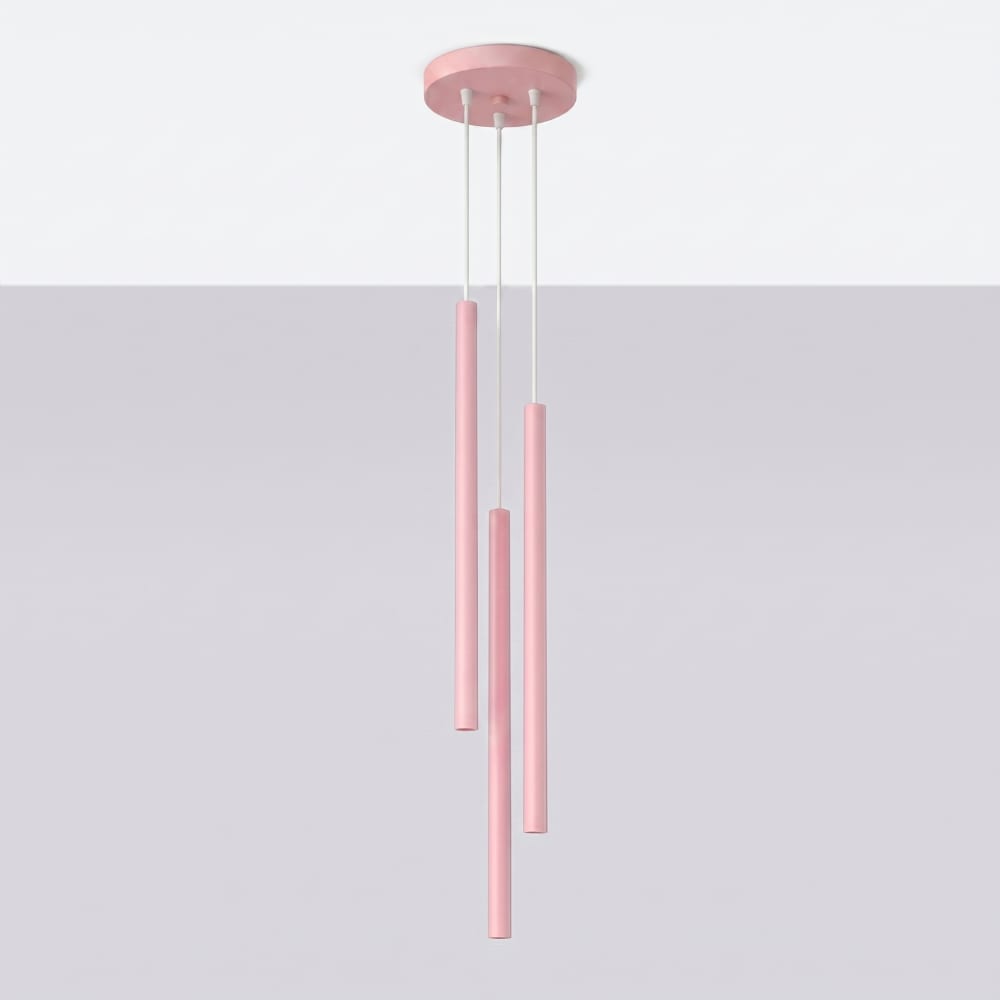 Hängeleuchten aus Stahl in rosa - Maisons Du Monde