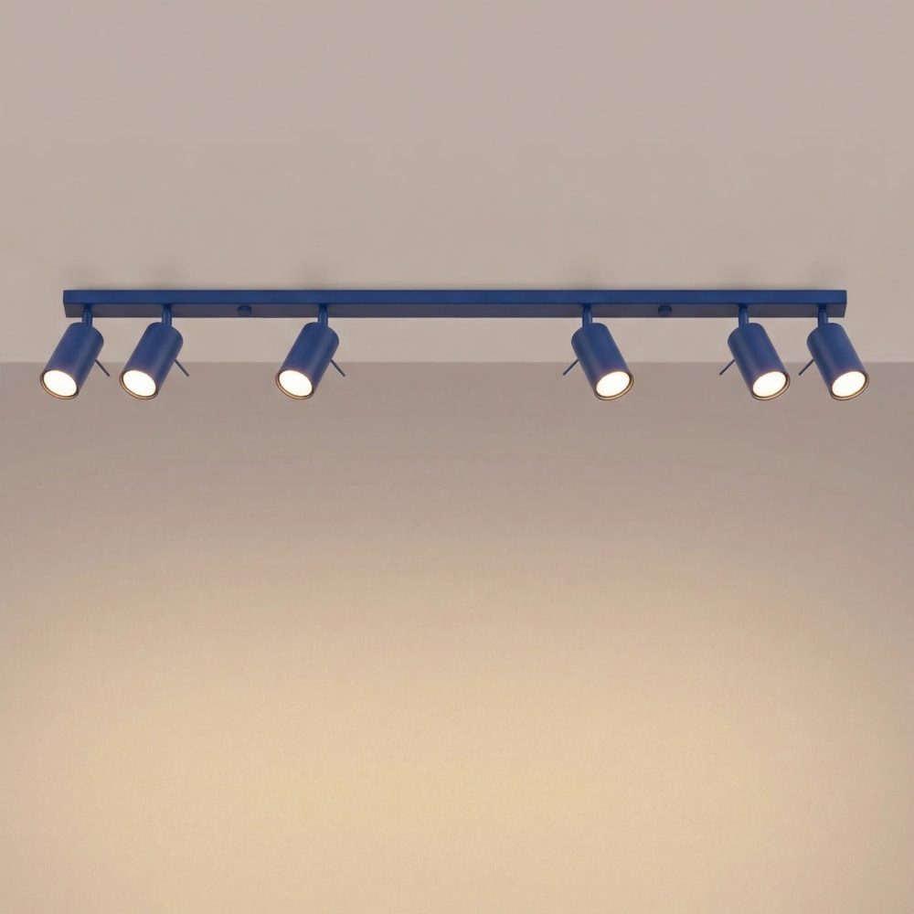 Plafonniers acier outremer h 16 cm — vue 4