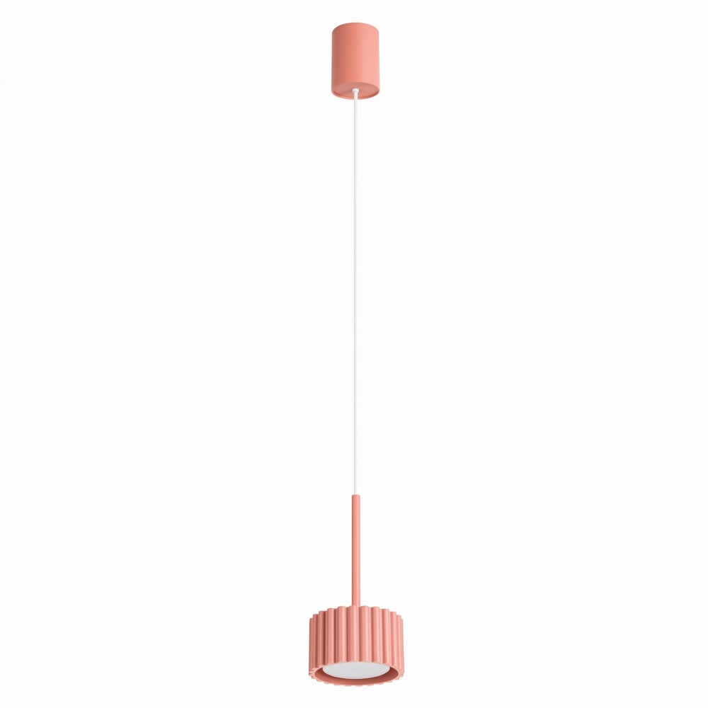 Lampe suspendues aluminium pêche h 125 cm