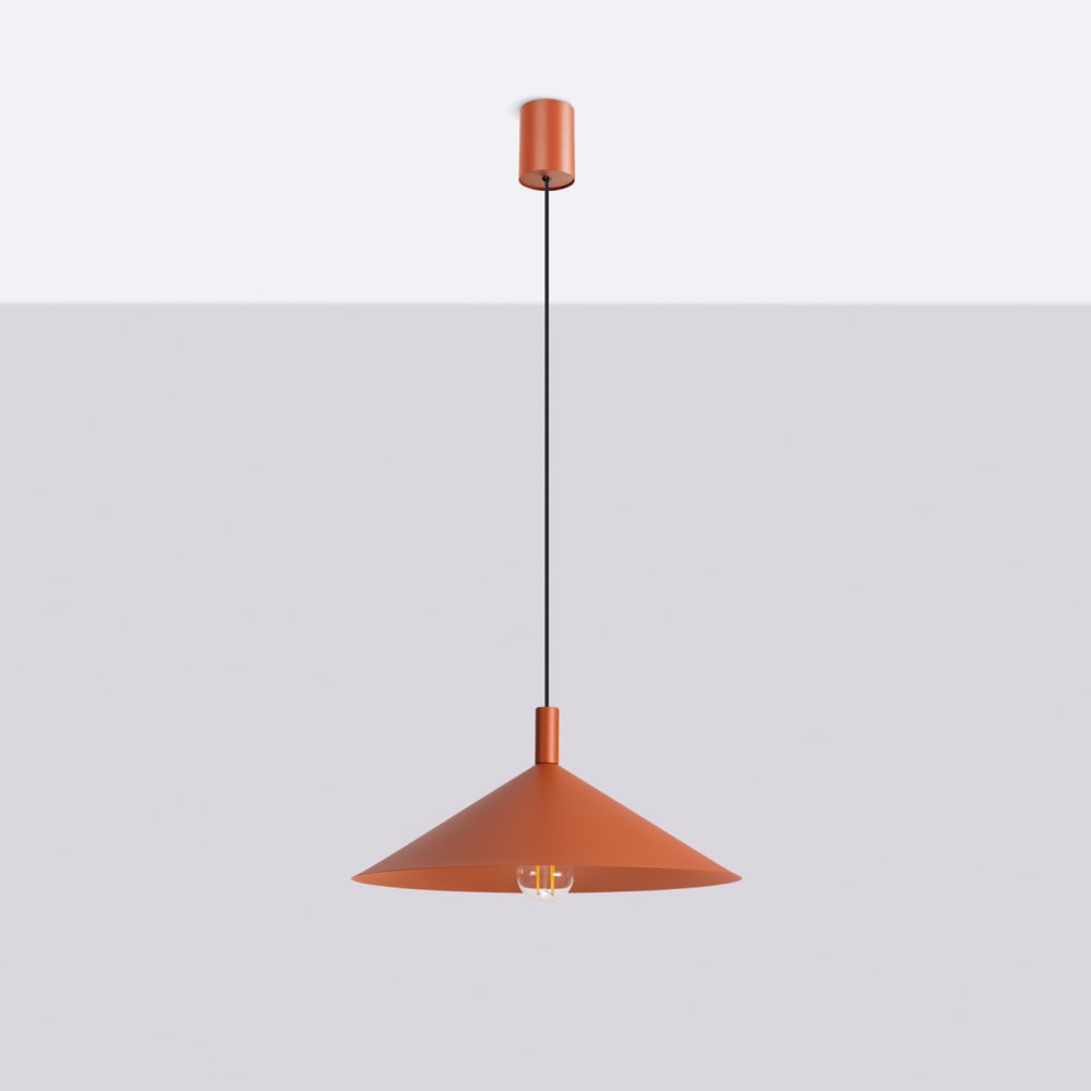 Hängeleuchten aus Stahl in rotocker - Maisons Du Monde