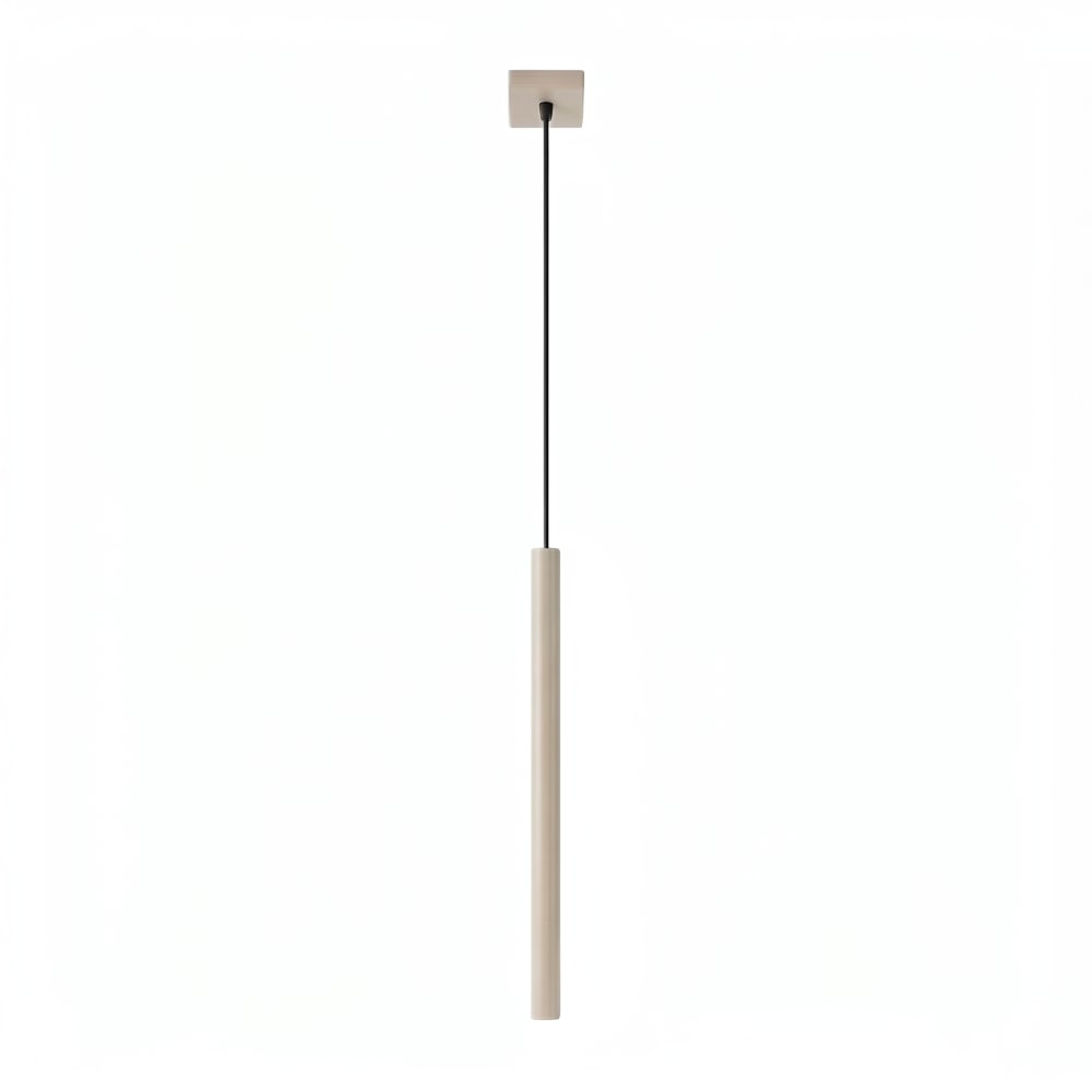 Lampe suspendues acier taupe h 120 cm