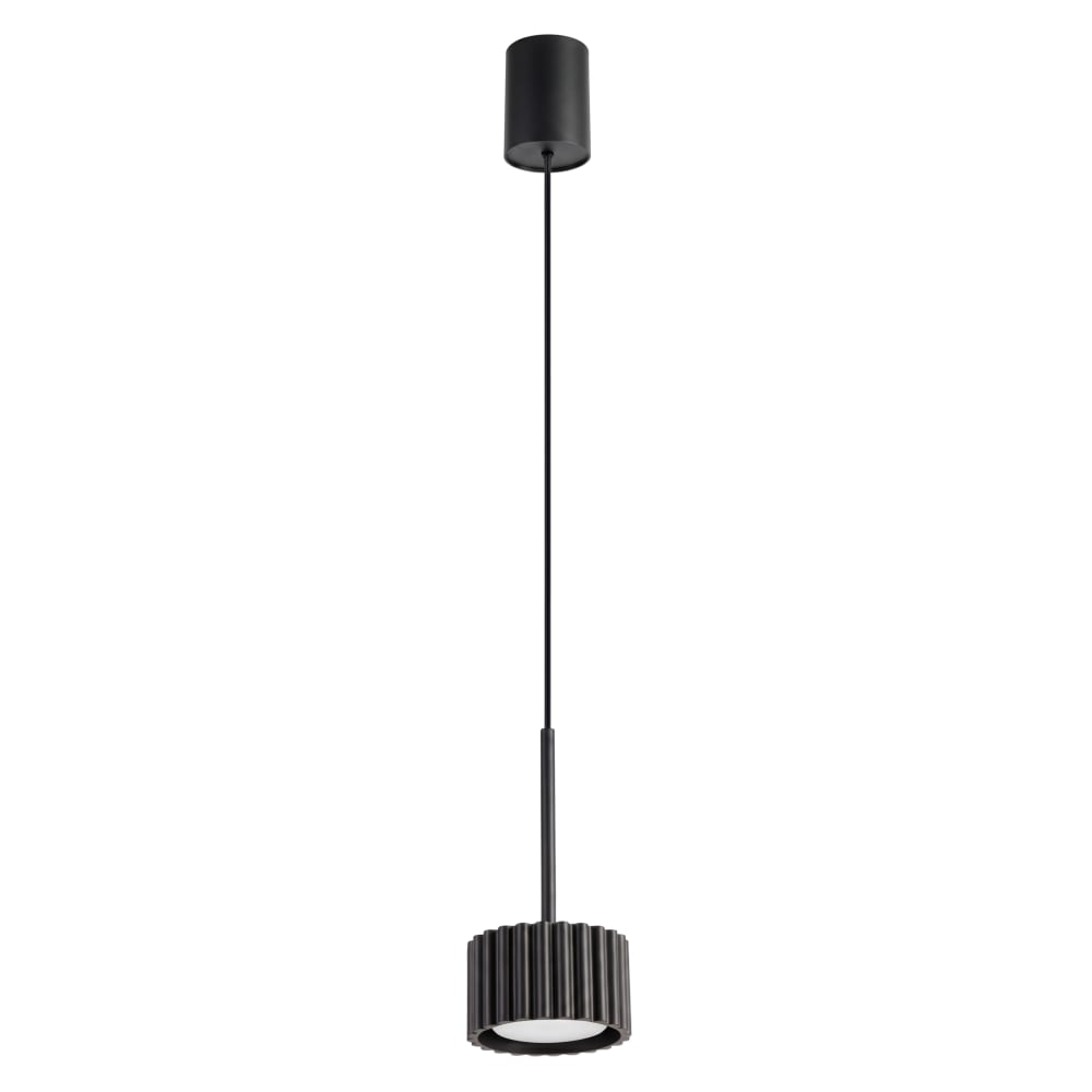 Lampe suspendues aluminium noir h 125 cm
