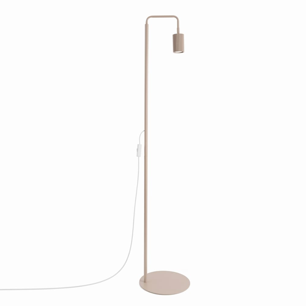 Sollux Lighting Stehlampen aus Aluminium in taupe style modern - Aluminium