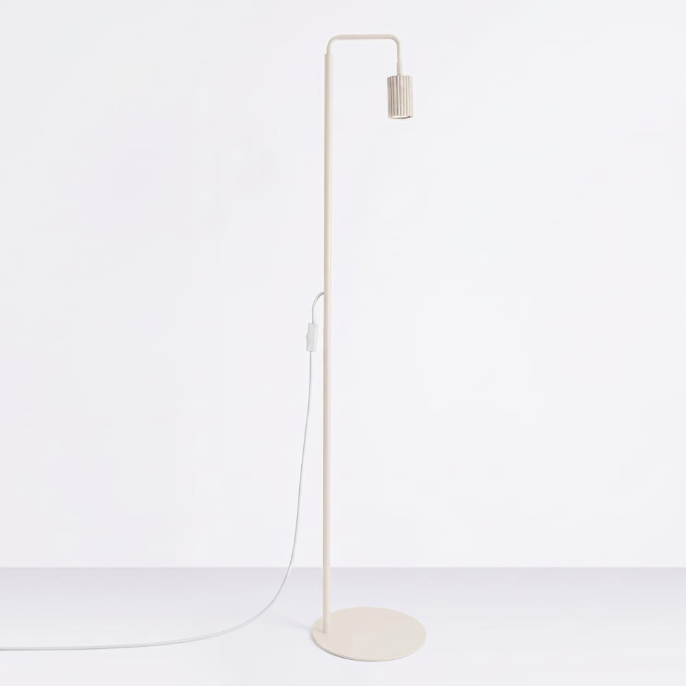 Lampadaires aluminium beige h 160 cm — vue 3