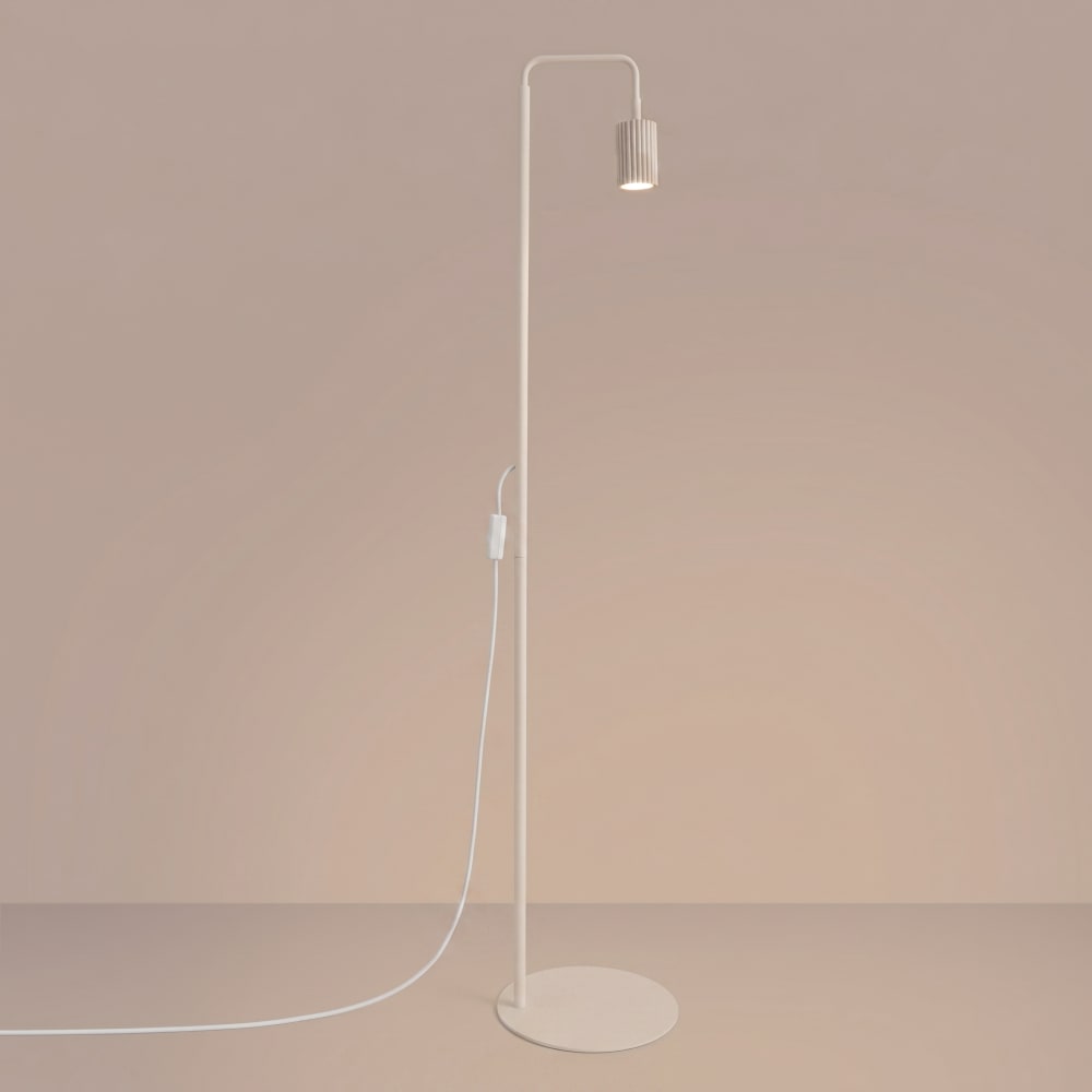Lampadaires aluminium beige h 160 cm — vue 4