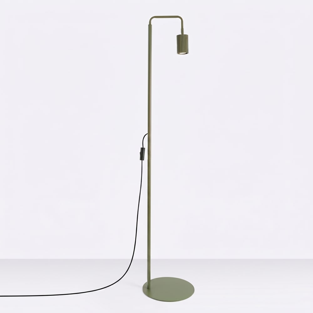 Lampadaires aluminium vert olive h 160 cm — vue 3