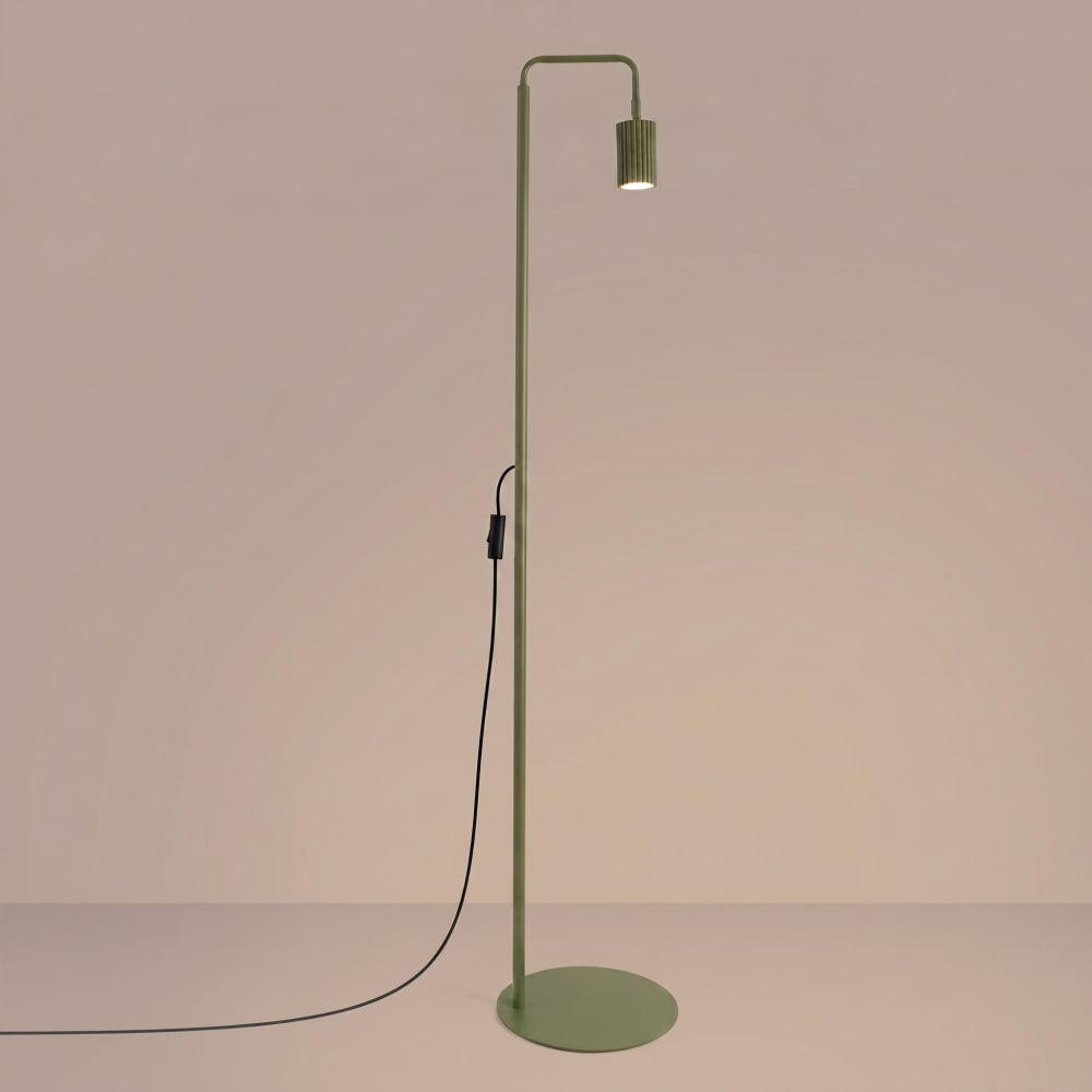 Lampadaires aluminium vert olive h 160 cm — vue 4