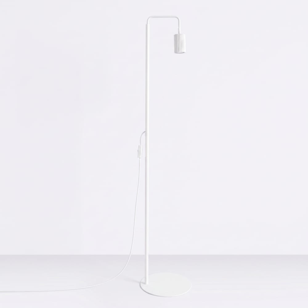 Lampadaires aluminium blanc h 160 cm — vue 3