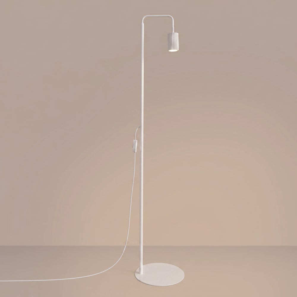 Lampadaires aluminium blanc h 160 cm — vue 4
