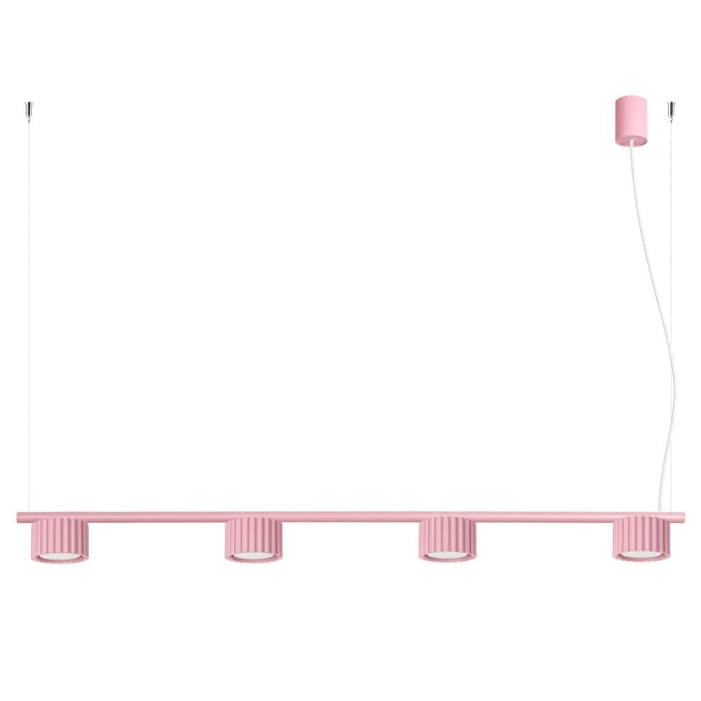 Lustres aluminium rose