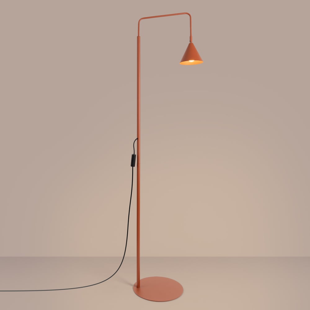 Lampadaires acier ocre rouge h 165 cm — vue 4